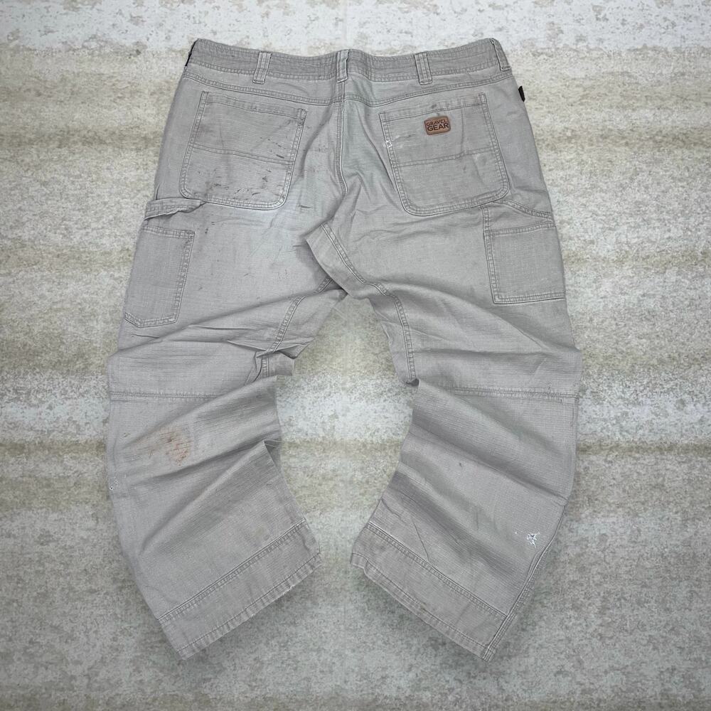 Vintage Y2K Gravel Gear Carpenter Pants 40x32 Baggy Hazel Tan Work Wear
